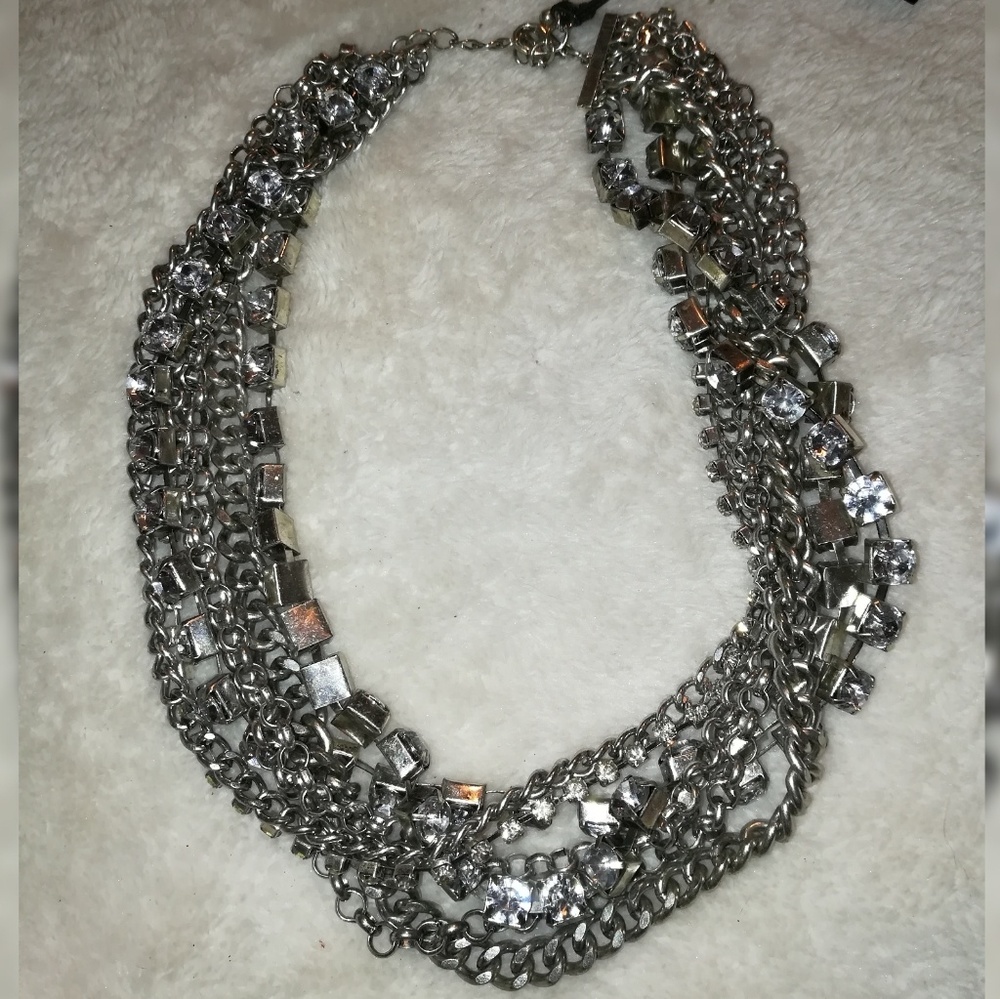 🆕▪️⛓️KK JEWELRY CHAINY MULTI STONE NECKLACE